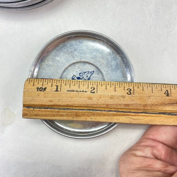Vintage Little Bo Peep Pretend Play Aluminum Dishes - Picture 10 of 11